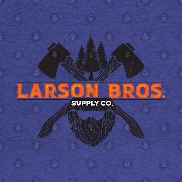 Larson Bros AxeBeard Logo - Black by LarsonBrosSupplyCo